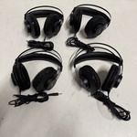 4x Koptelefoon AKG, K52, zwart